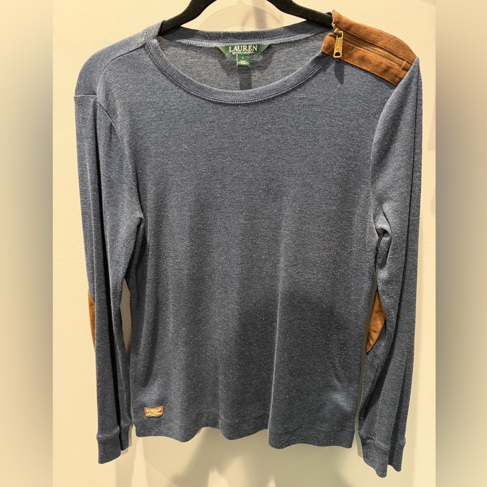 Ralph Lauren Navy Blue Top